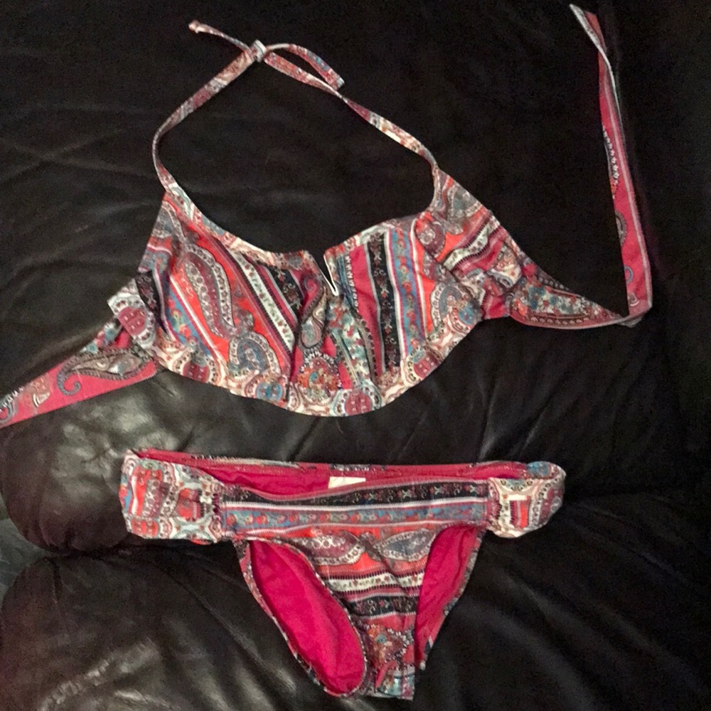 Multi color bikini lucky brand